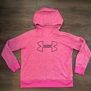 Under Amour Raspberry Pink Hoodie pullover Large